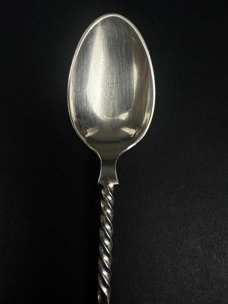 Christofle, coffret de 6 cuillères à moka modèle corne d'abondanceflag