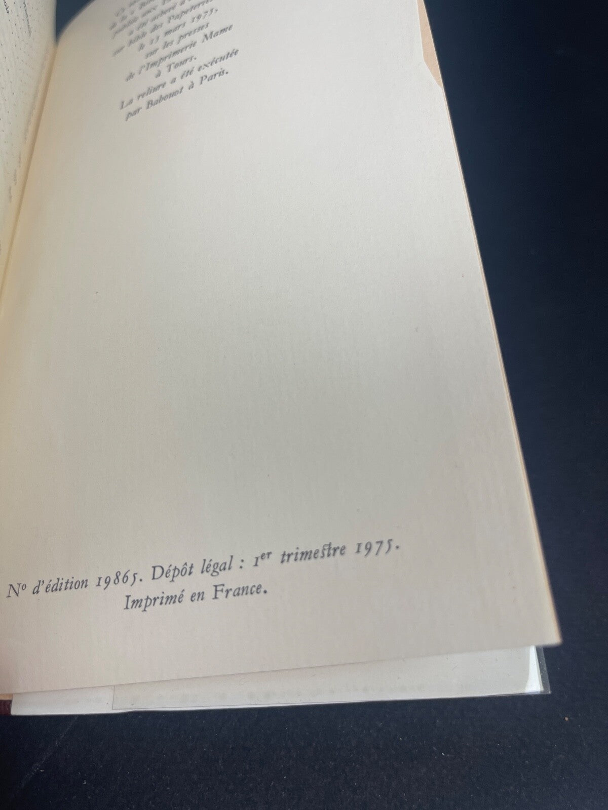 LA PLEIADE :  Montherlant Romans 1975