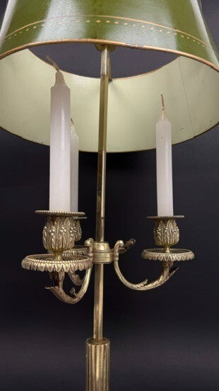 Lampe bouillotte en bronze XIXème