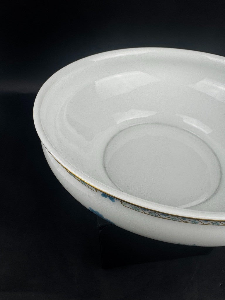 Saladier Haviland Limoges modèle Nankin décor bleu et or