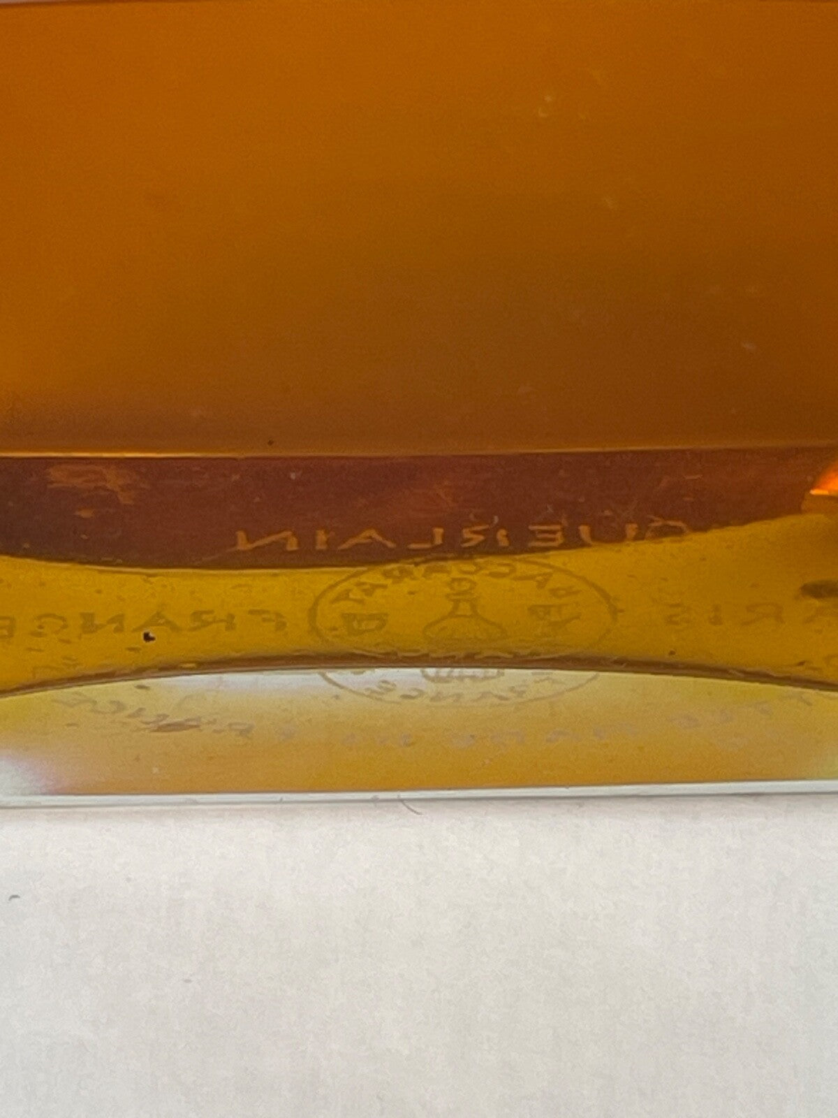 ANCIEN FLACON A PARFUM MITSOUKO EN CRISTAL DE BACCARAT