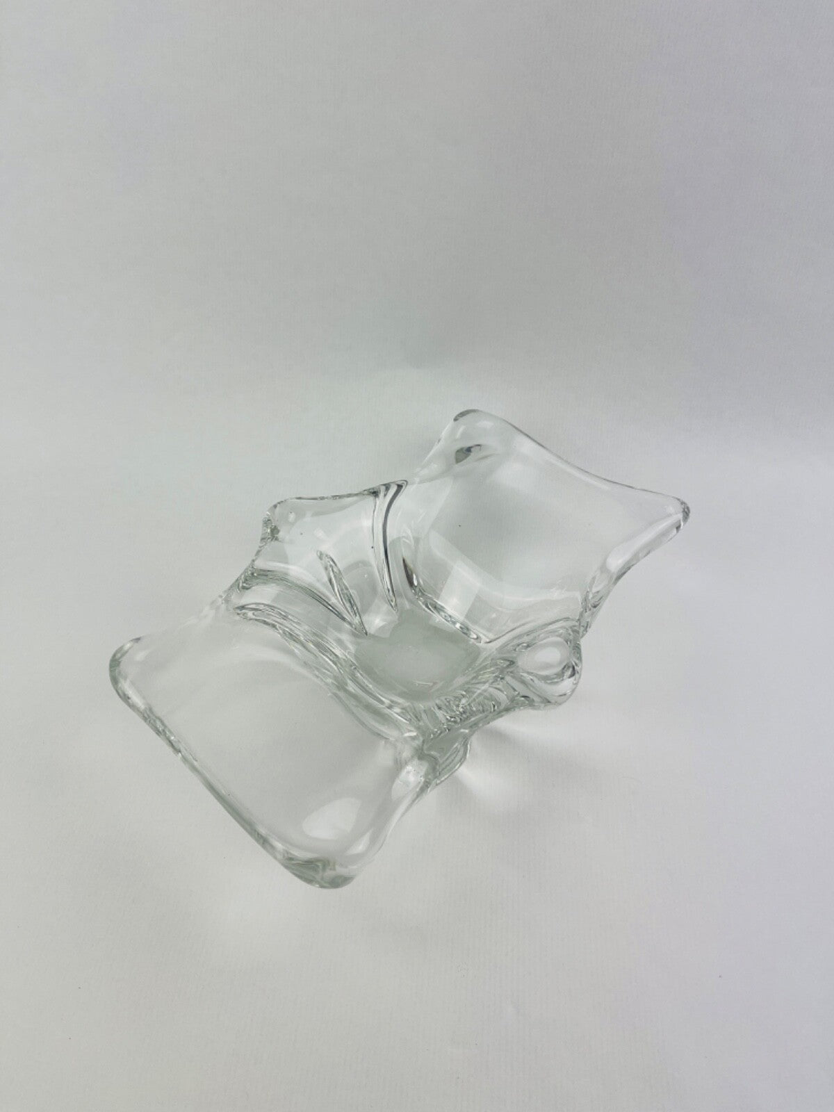 Grand vide-poche en cristal de Sèvres France
