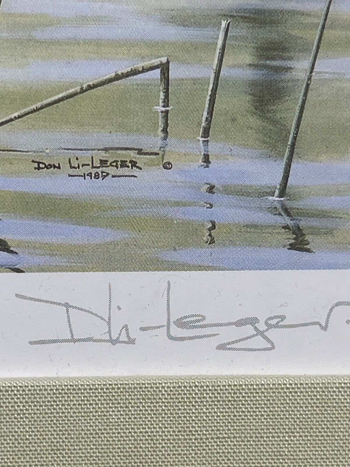 Reproduction lithographie canards  par Don Li-Leger
