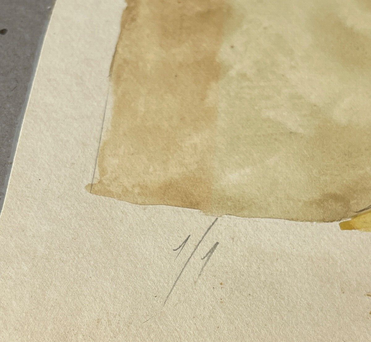 Encre Et Aquarelle, Nu Féminin, signé 1/1 années 40 ?
