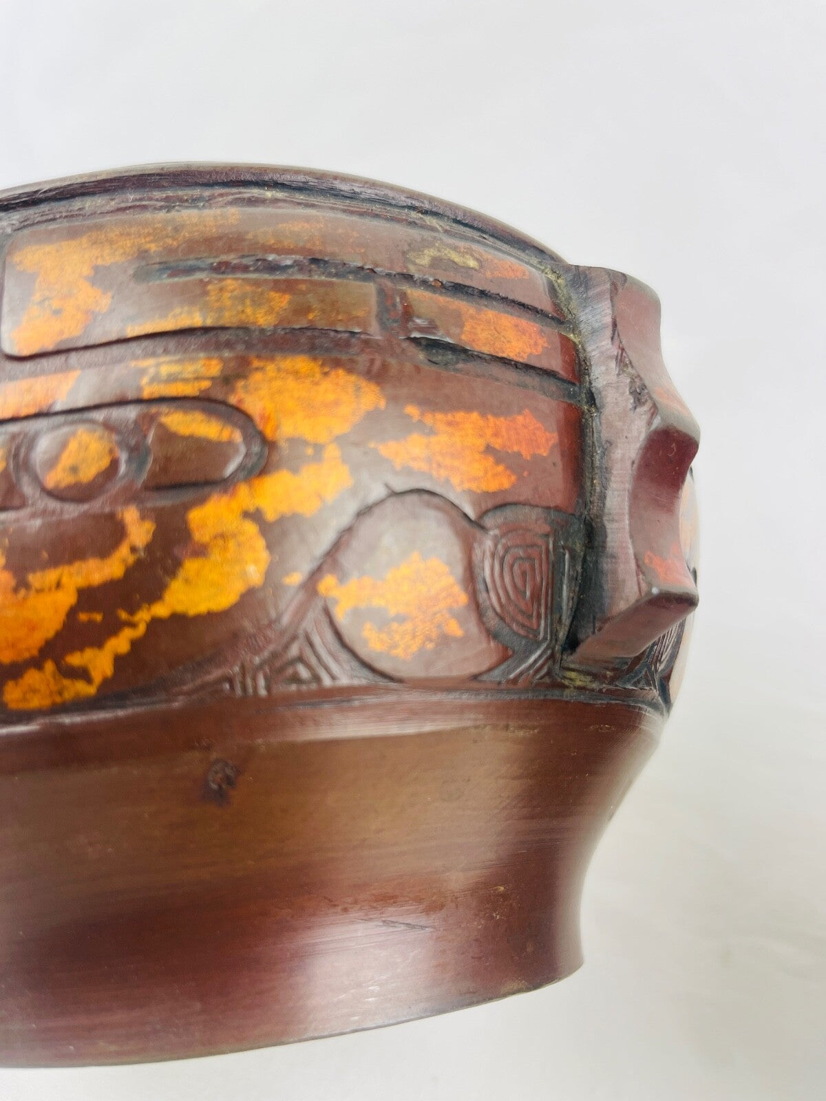 Paire de pots, vases en bronze, Chine 1900