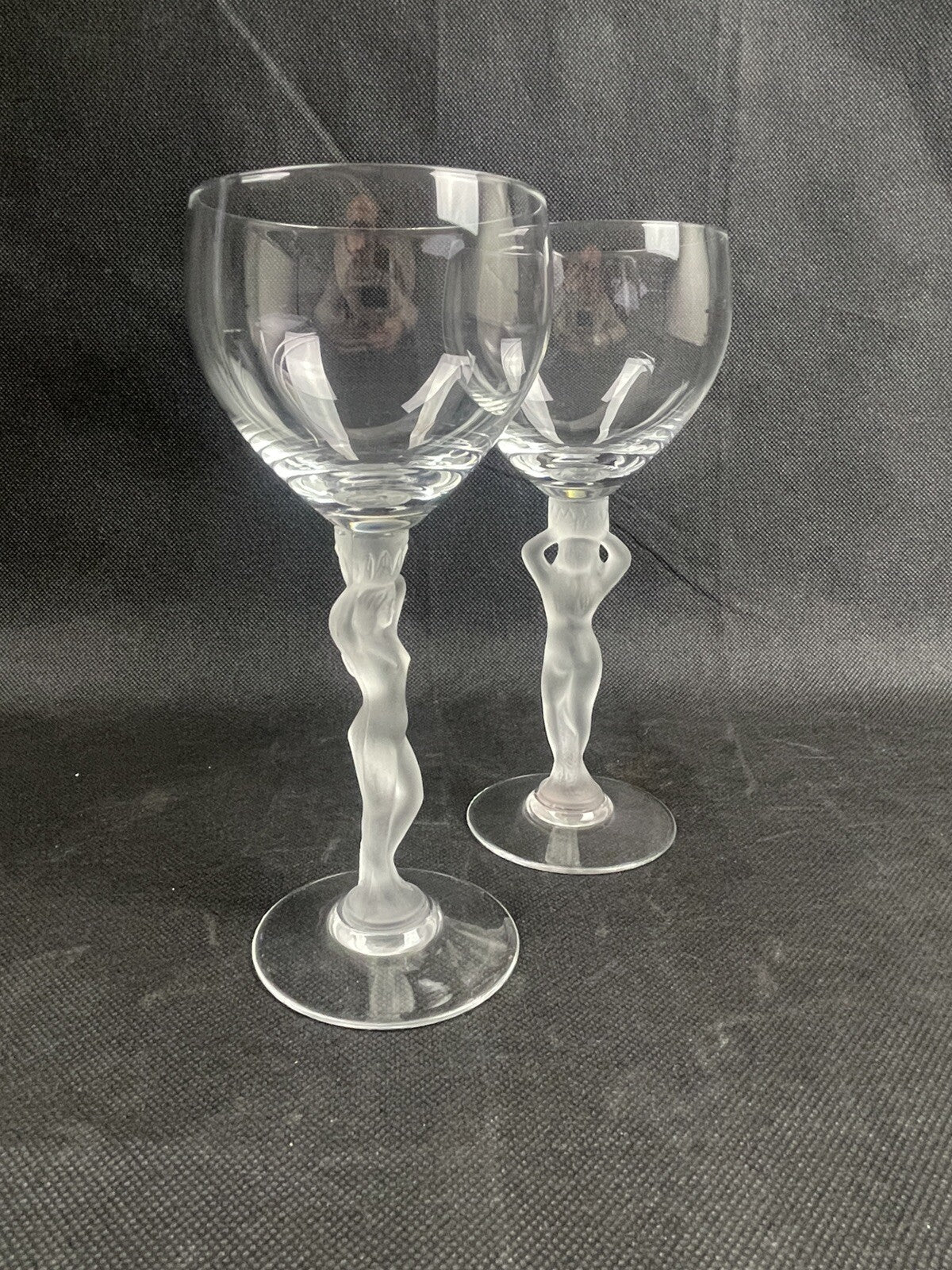 BAYEL lot de 2 verres à vin modèle Vénus