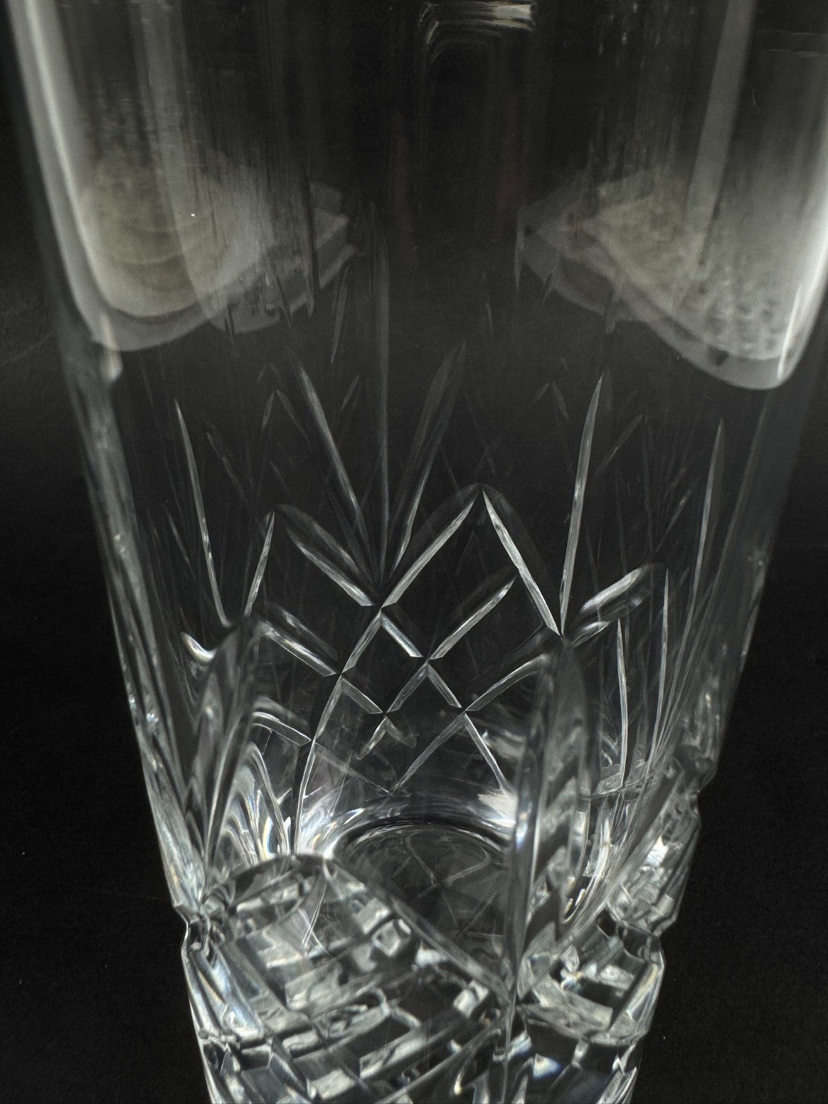 8 verres à orangeade – cristal d’Écosse taillé