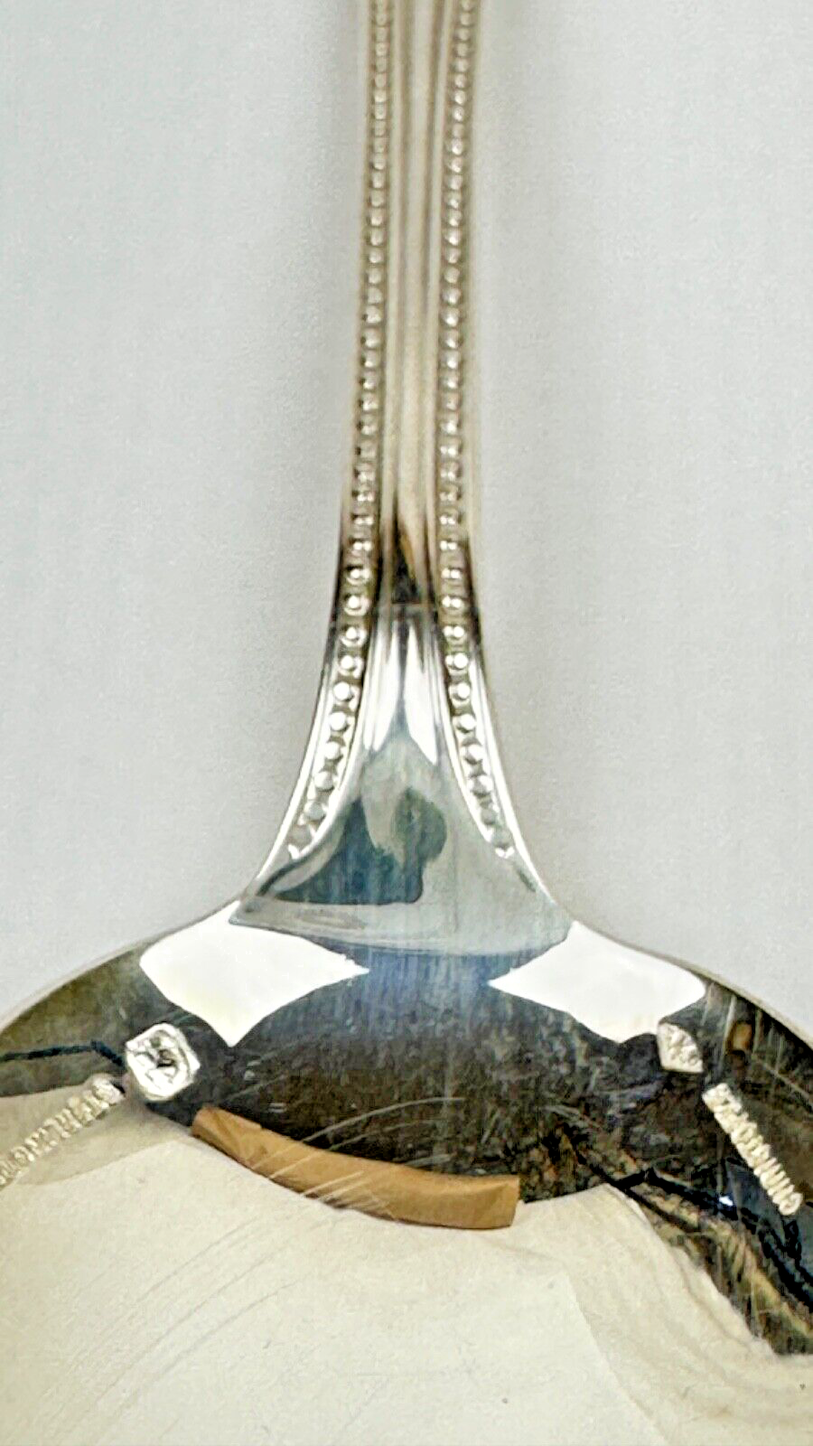 Cuillère à Consommé Christofle En Argent Massif, Sterling 925, Modèle Perles