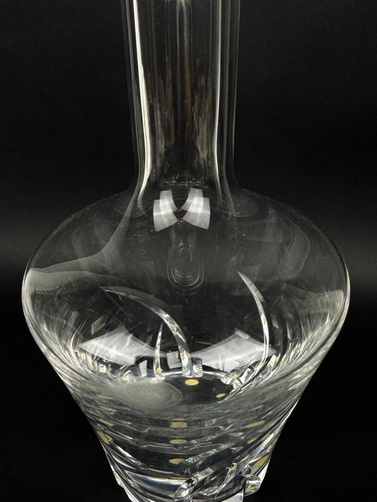 Carafe en cristal de Sèvres taillé avec bouchon 35 cm