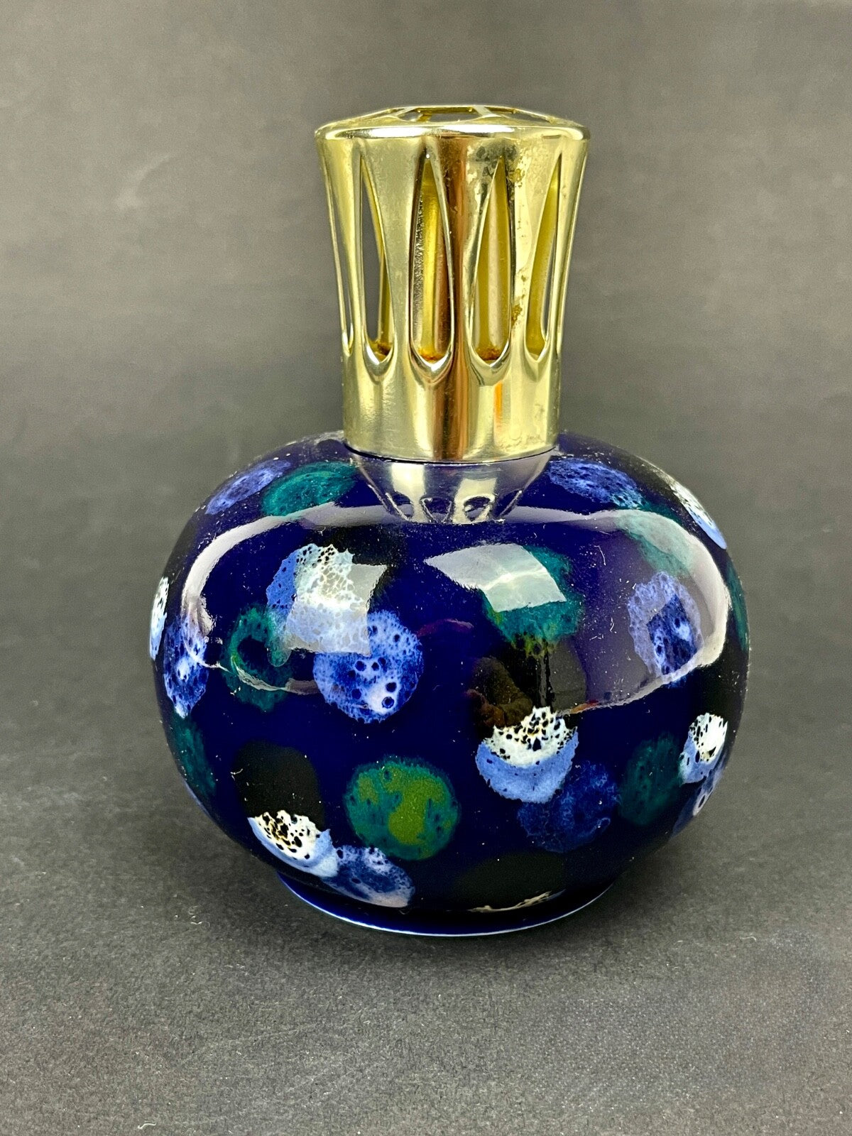 Ancienne Lampe Berger En Porcelaine émaillée