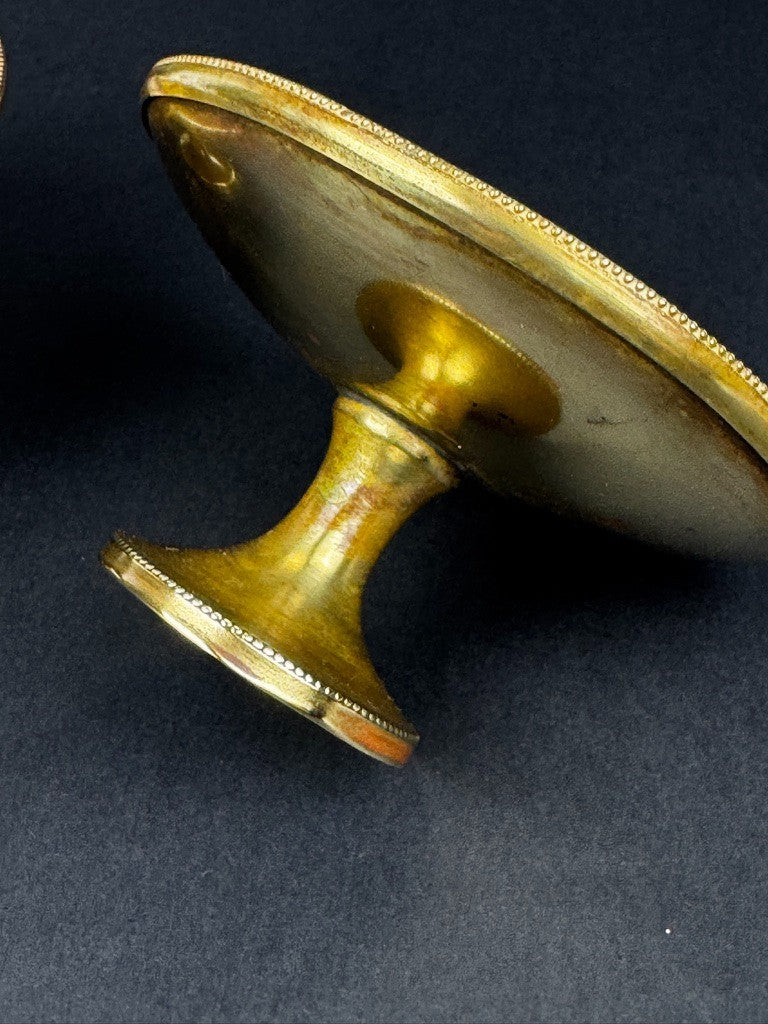 Paire de coupelles Napoléon III – Ailes de papillons , monture en laiton