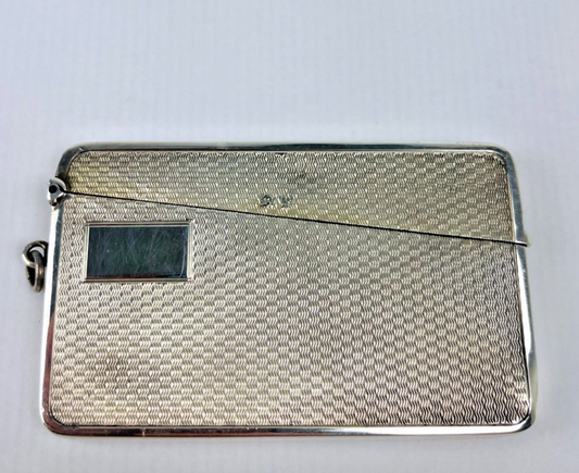 Etui Porte Cartes De Visites En Argent Anglais Birmingham 1928