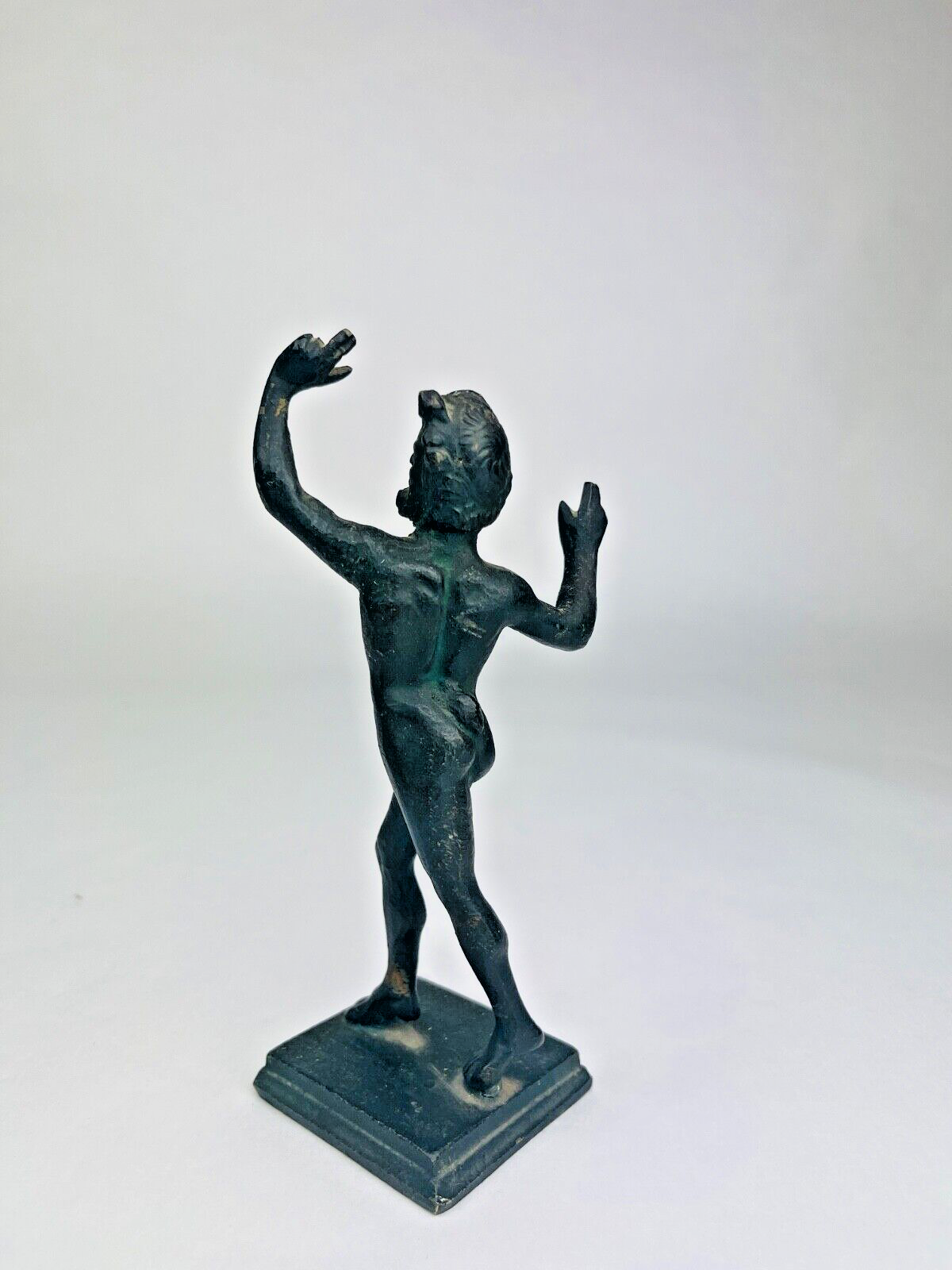 Sujet En Bronze, Réduction, Le Faune Dansant De Pompei