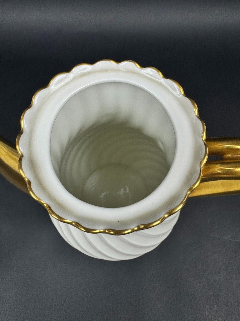 Service à thé en porcelaine blanche "Torsade"  ou "Tors"  Théodore Haviland