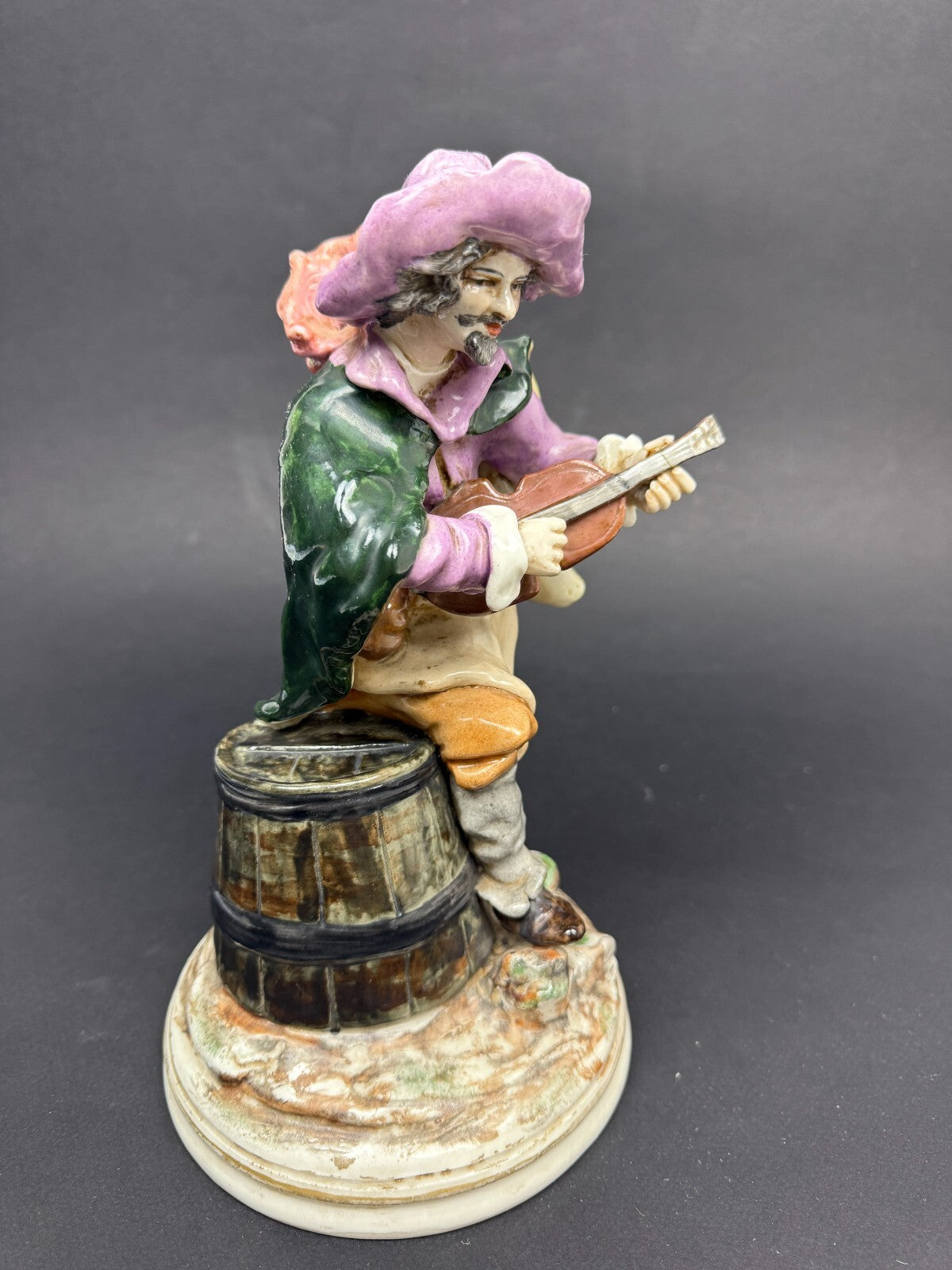 Musicien en porcelaine Capodimonte