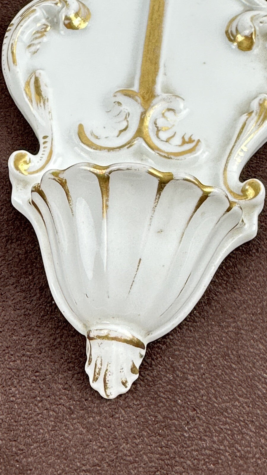 Bénitier de chevet 19ème en porcelaine de Paris n°31