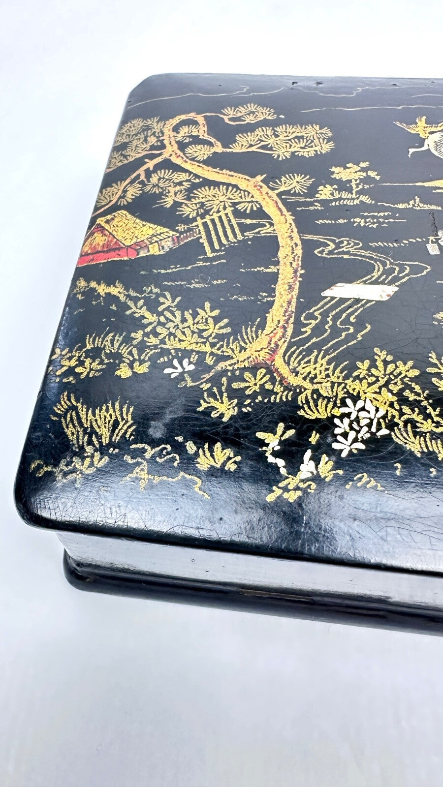 Boîte, Coffret En Carton Bouilli Napoléon III