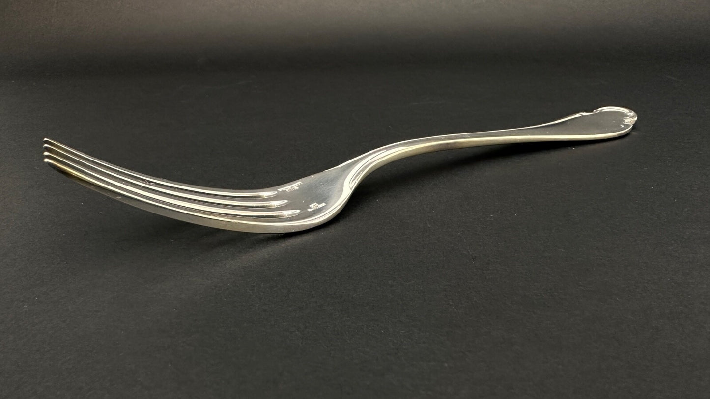 Christofle,  fourchette,  modèle Pompadour, Paris. Neuve.