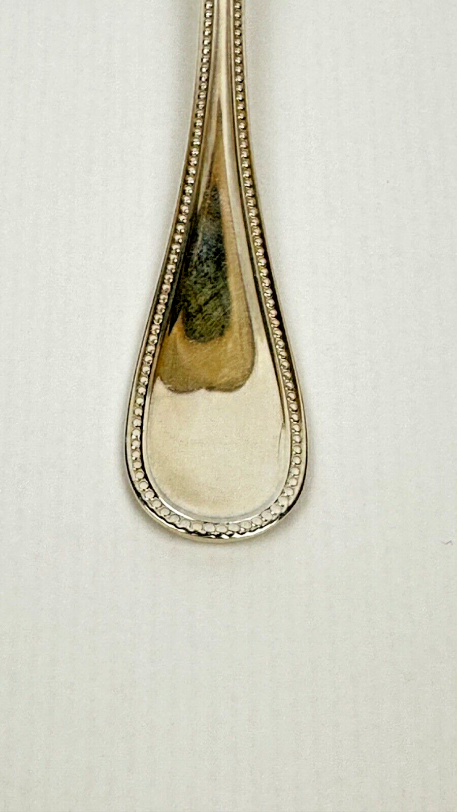 Cuillère à Consommé Christofle En Argent Massif, Sterling 925, Modèle Perles
