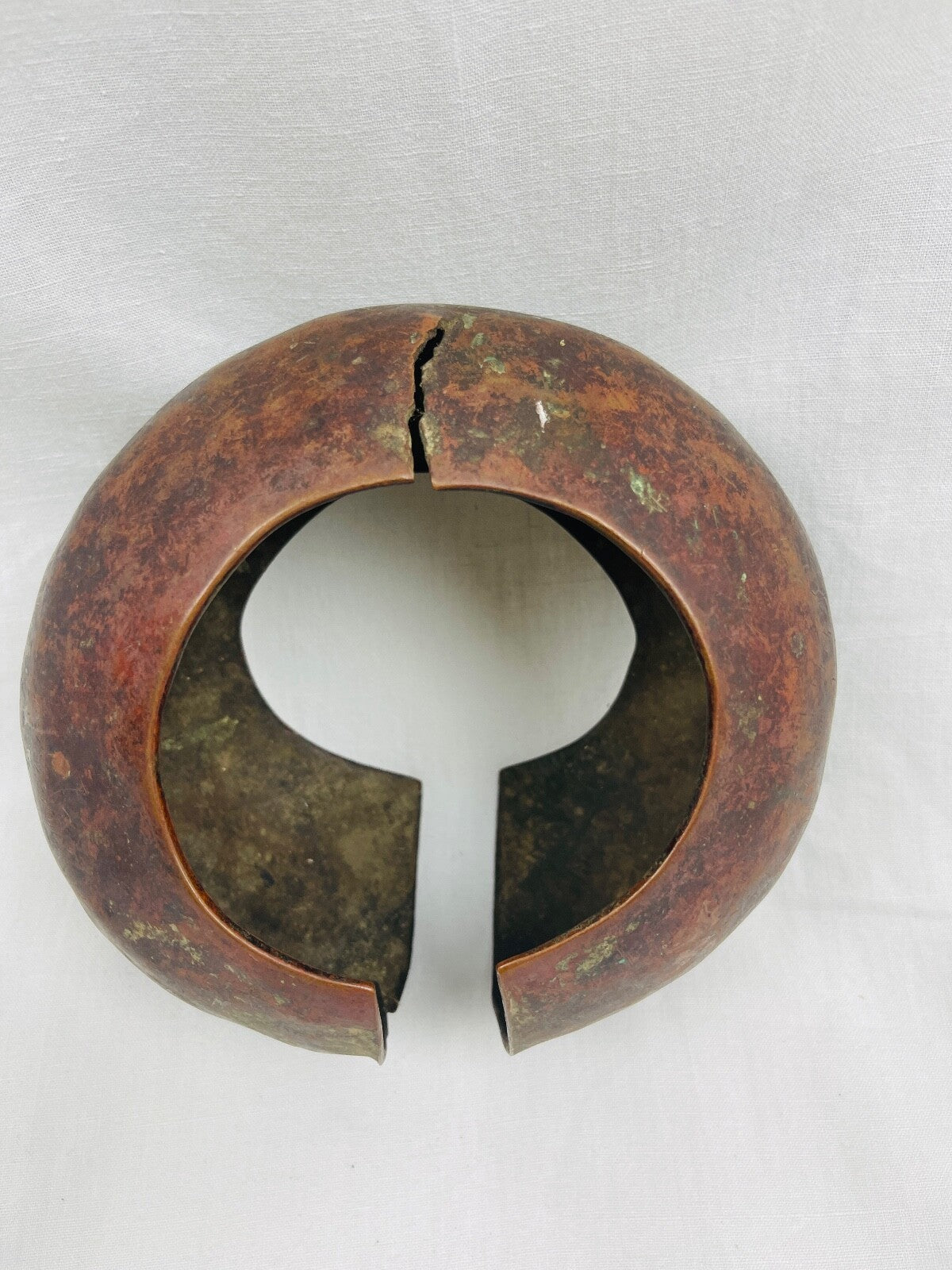 Bracelet monnaie en cuivre Mbole Jonga Congo Afrique