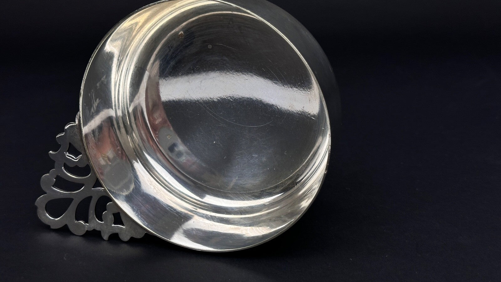 Coupelle à apérif en métal argenté