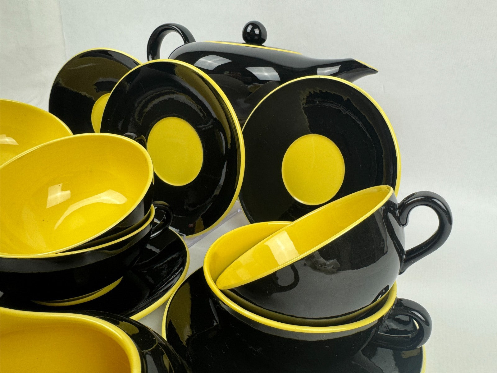 Service à thé Villeroy & Boch - Mettlach / France-Sarre vers 1950, "Biarritz"