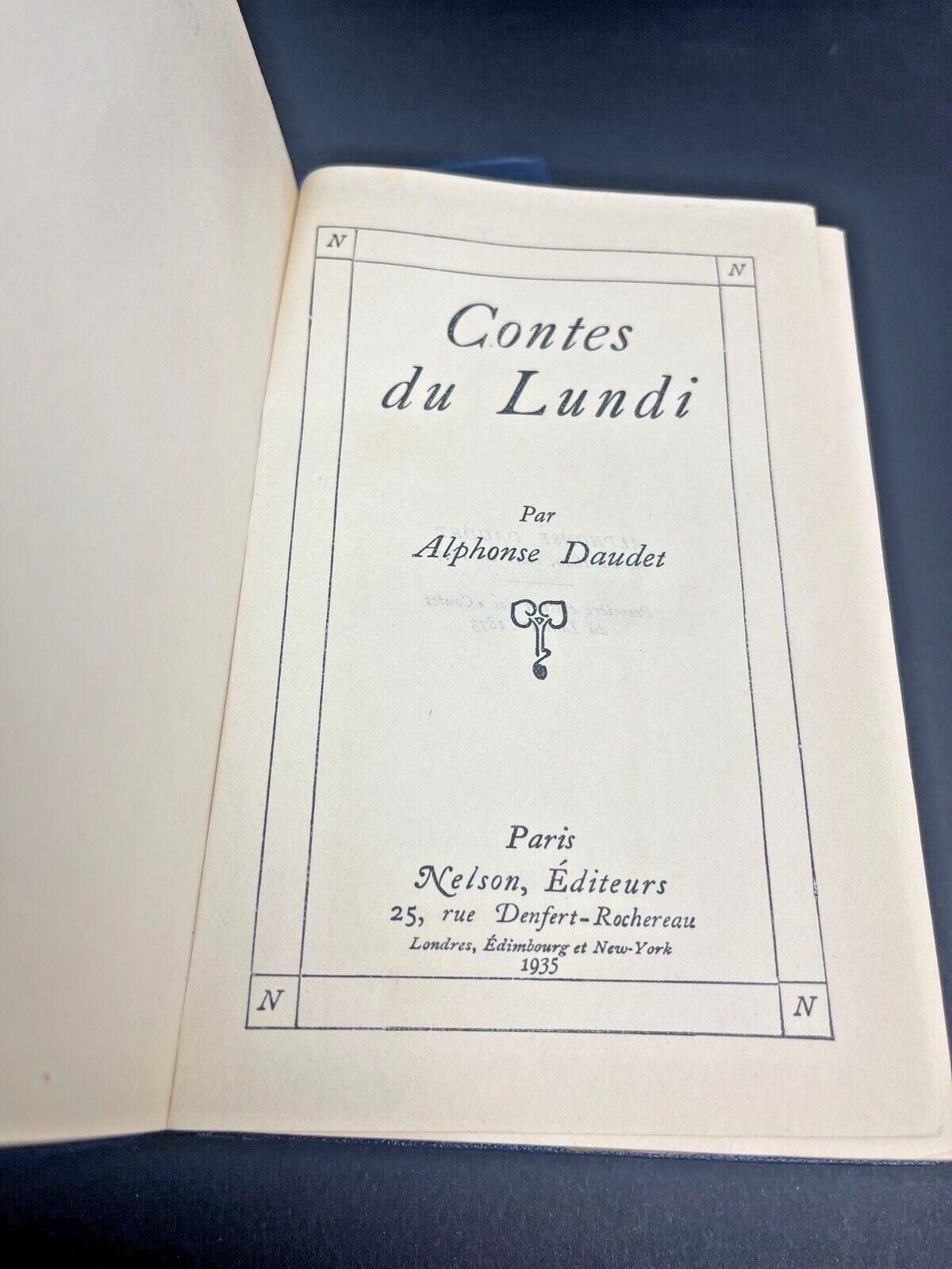 2 Petits Livres Des éditions Nelson, A. Daudet Et R. Kipling
