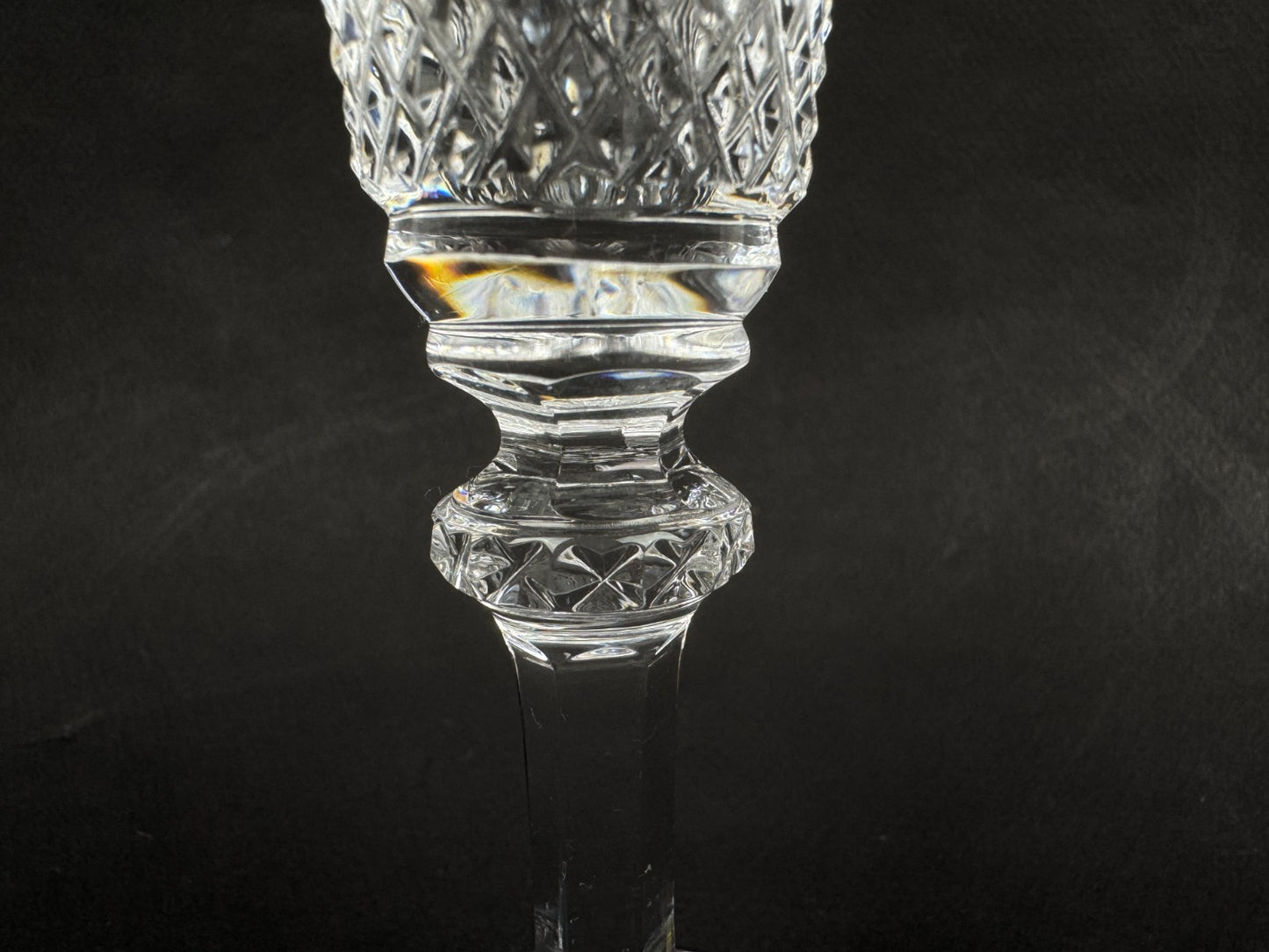 Série de 6 flûtes à champagne en cristal Saint-Louis – Modèle Tommy – Parfait ét