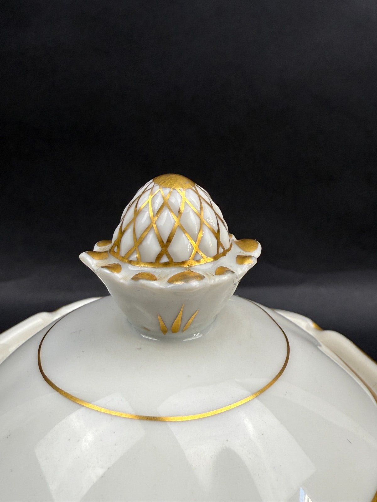 Service à thé individuel – Ancienne Fabrique Royale de Limoges Rehauts d’or fin