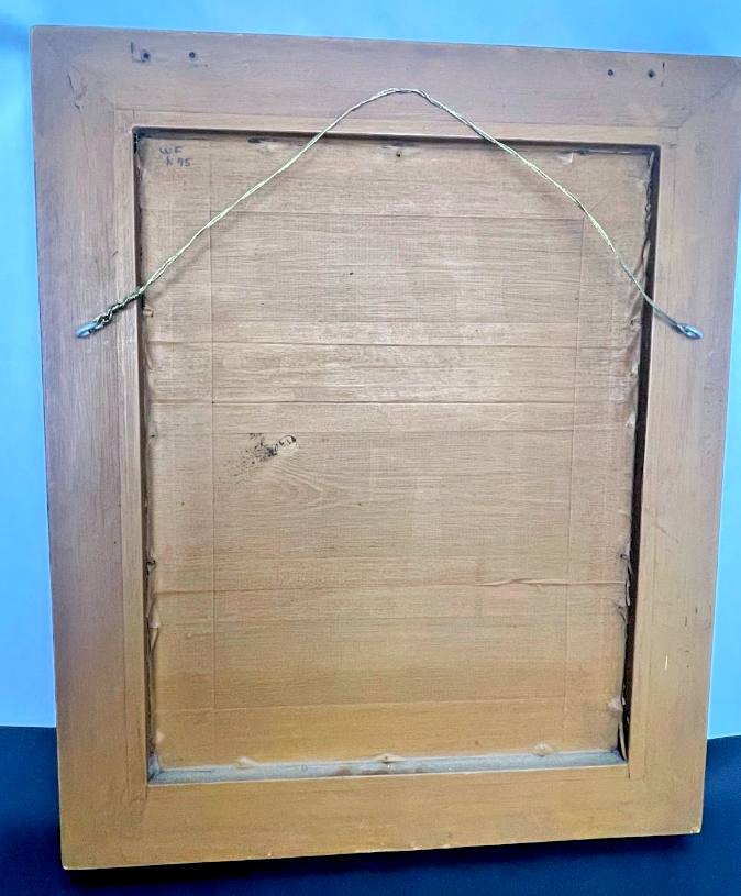 Miroir Asiatique En Bois Laqué N°2