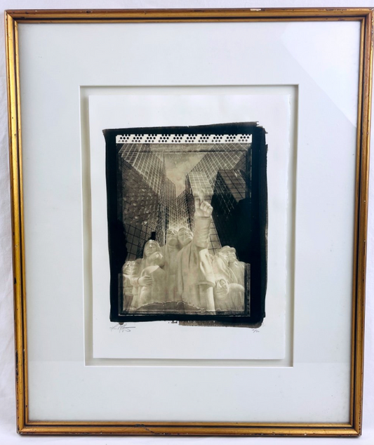 Marc Montplaisir, La Foule Illuminée, Tirage Platine Palladium 1/30