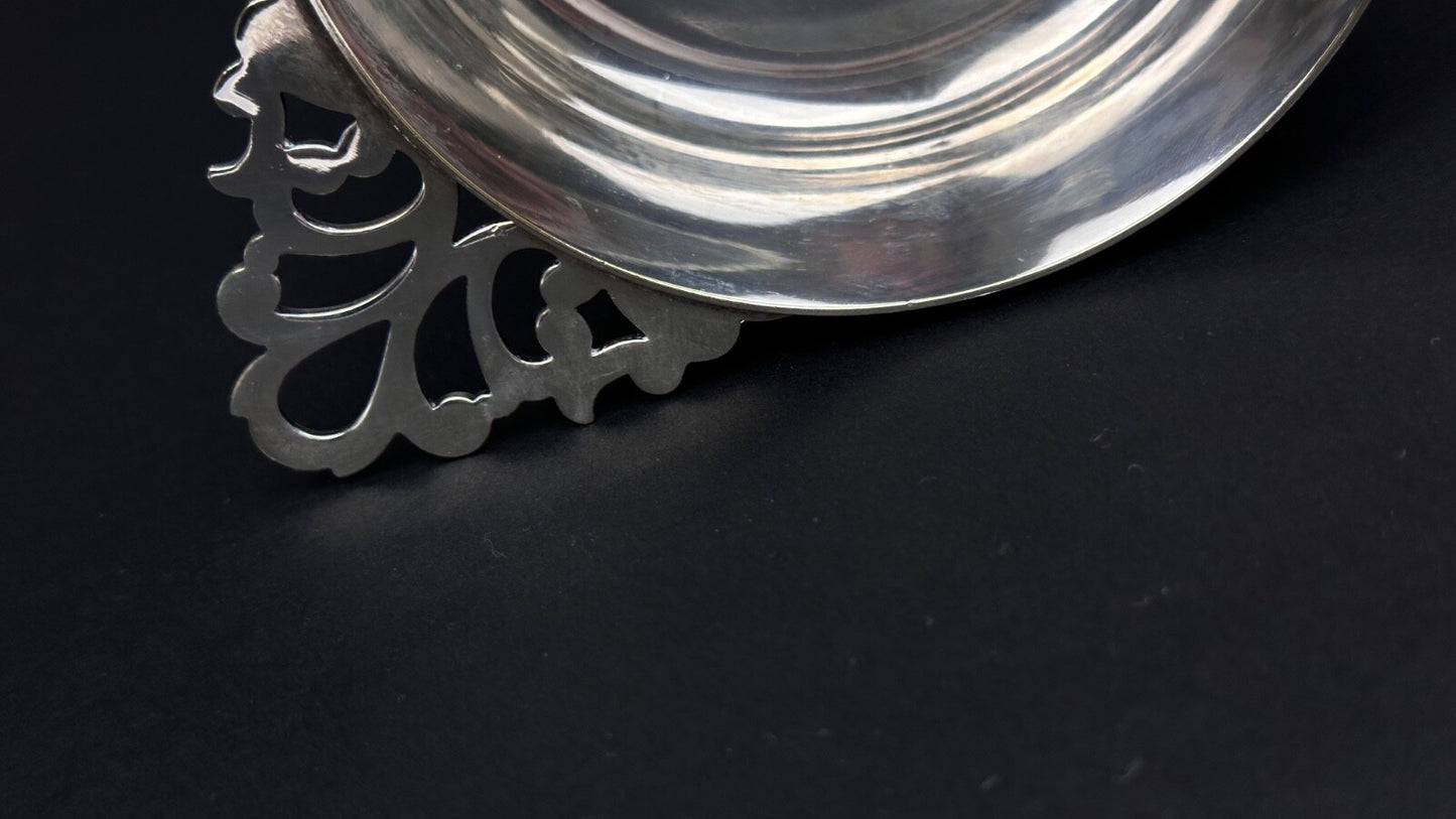 Coupelle à apérif en métal argenté