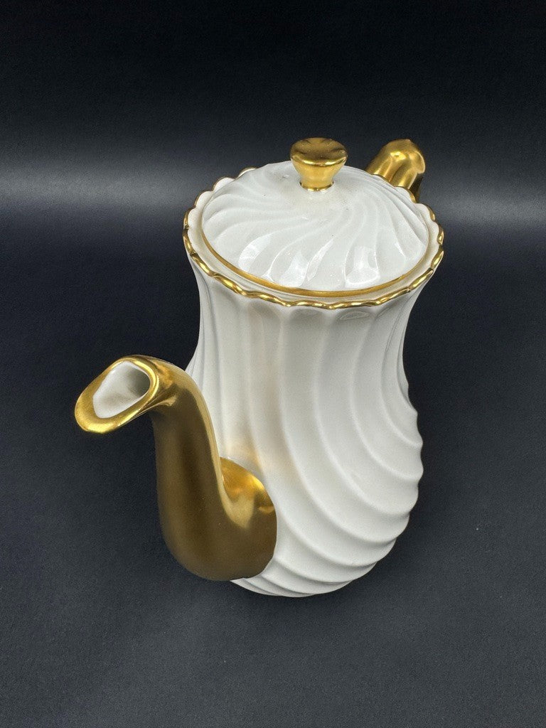 Service à thé en porcelaine blanche "Torsade"  ou "Tors"  Théodore Haviland
