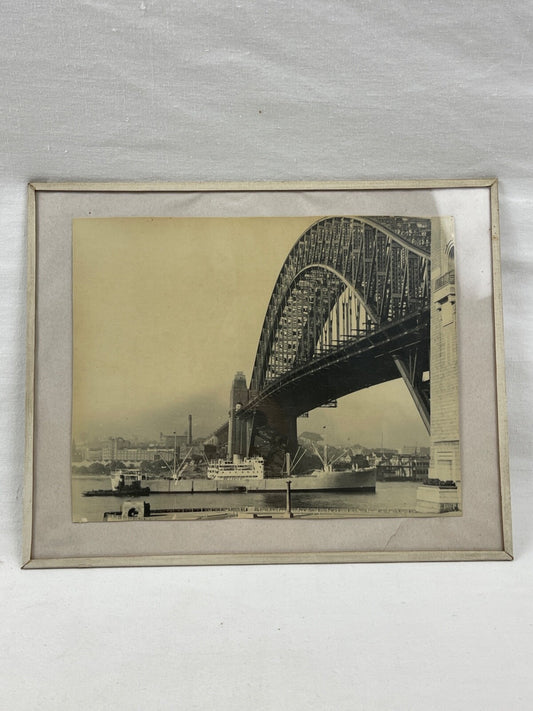 Grande photographie du pont de Sidney, Harbour bridge 1941, Mirrabooka ct Ekmann