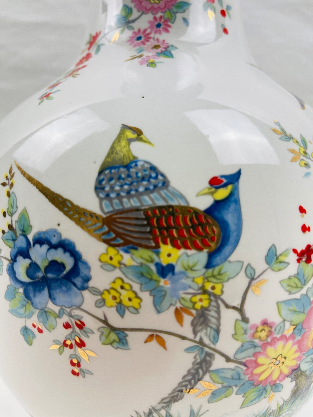 Grand vase en porcelaine italienne FG Francesco Guarino