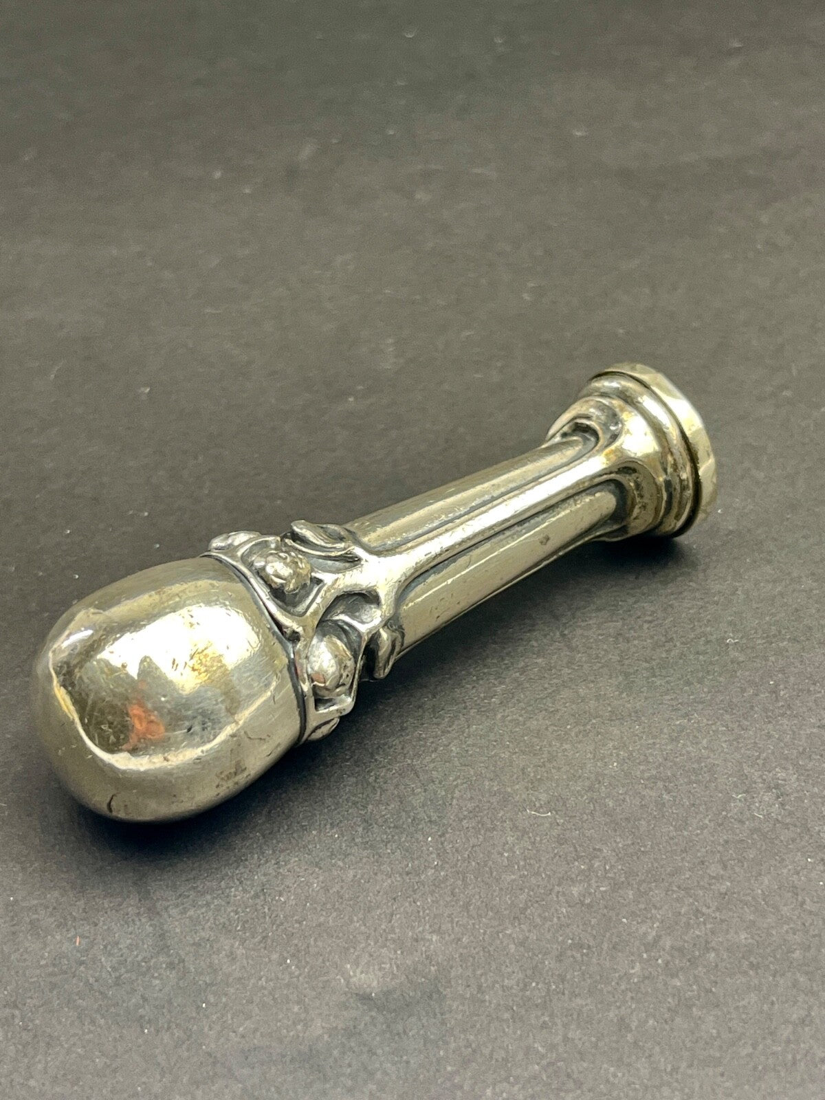 Sceau En Bronze Argenté Art Nouveau