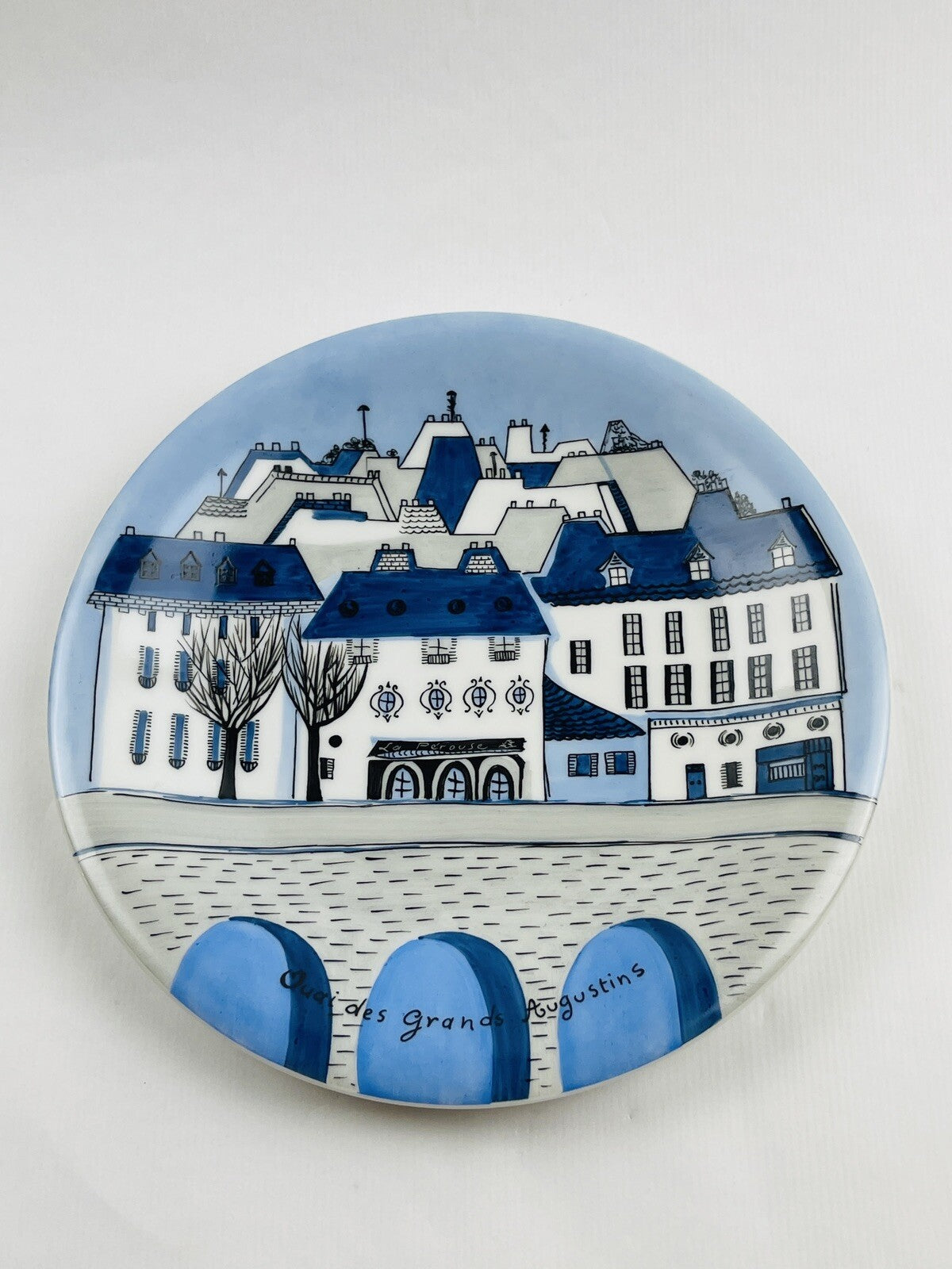 Assiette en porcelaine d'après Catherine de Boysson pour Primavera n°2