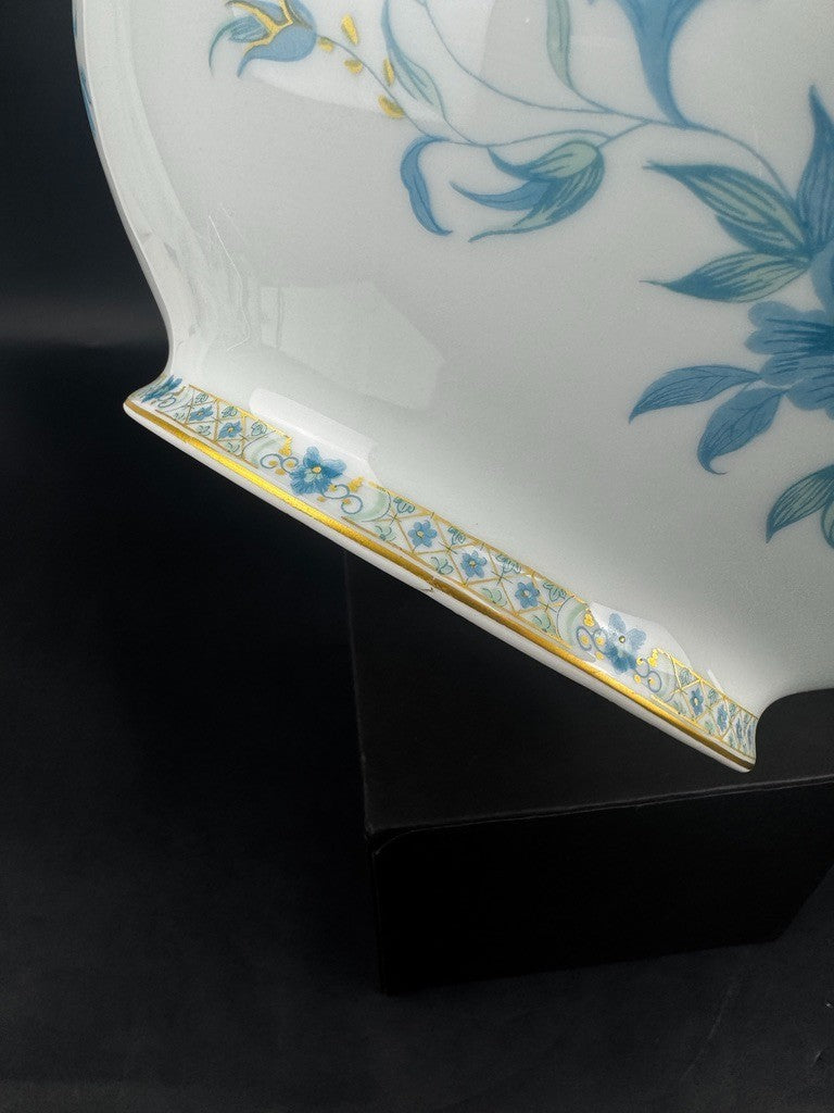 Saladier Haviland Limoges modèle Nankin décor bleu et or