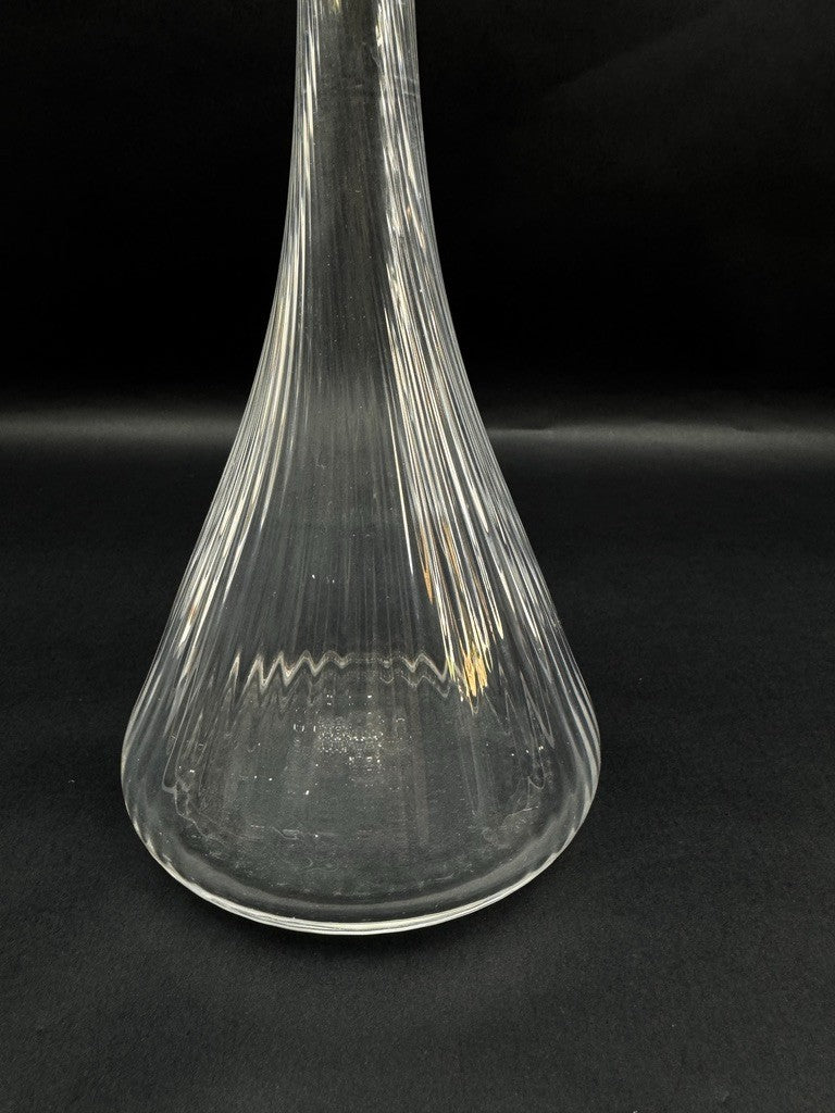 Vase Daum Nancy en cristal clair, XXe siècle