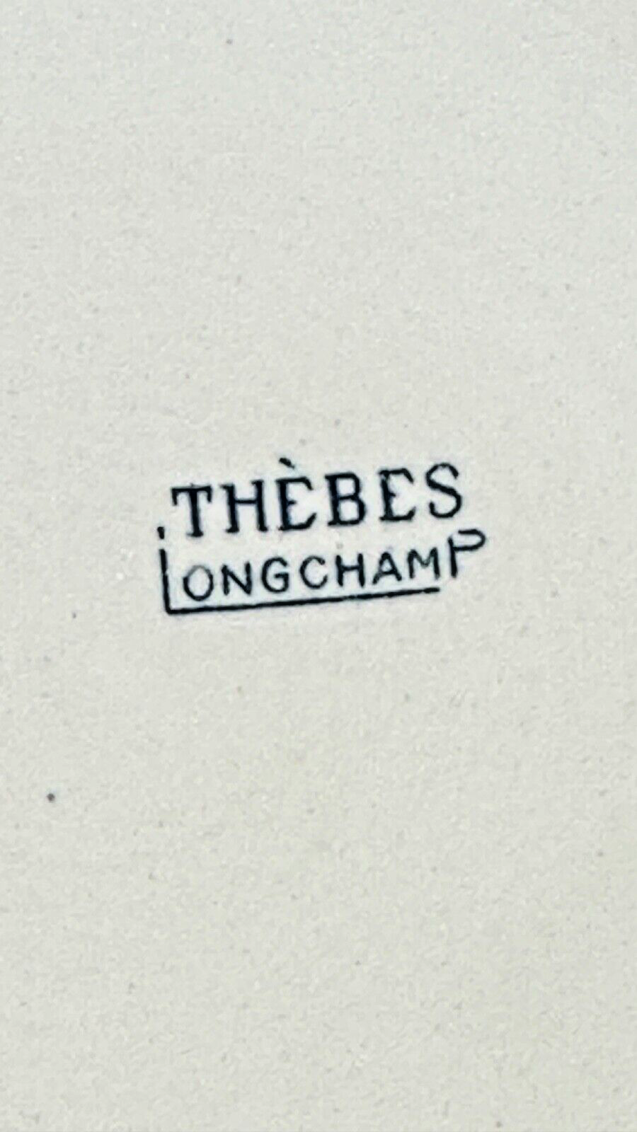 Broc et vasque en faience Longchamp modèle Thèbes