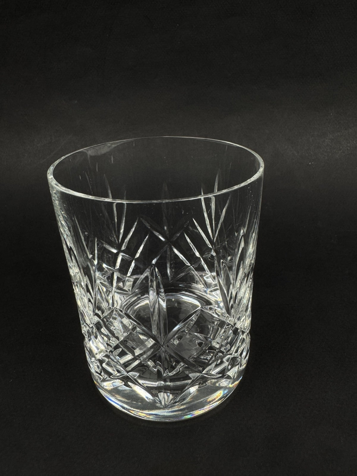 3 verres à whisky – cristal taillé d’Écosse