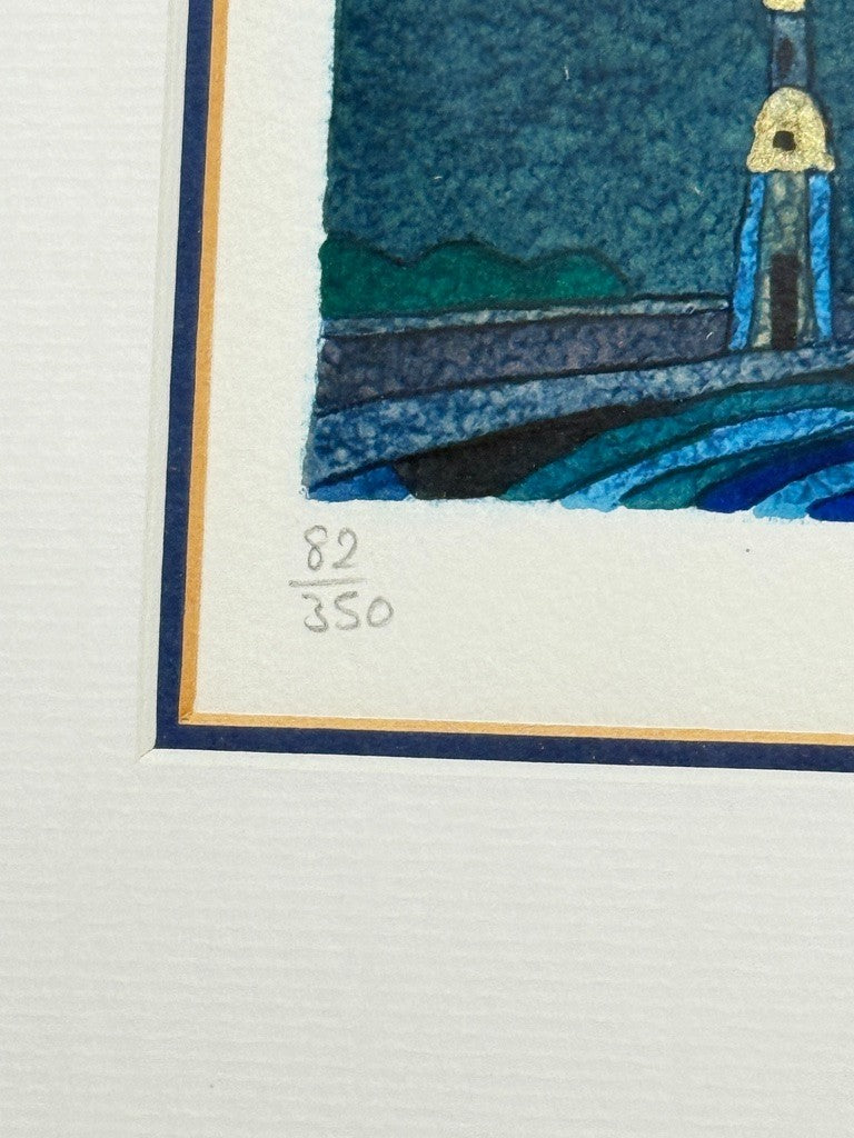 Lithographie Alexander Ivanov 1950-1996 Bonne nuit