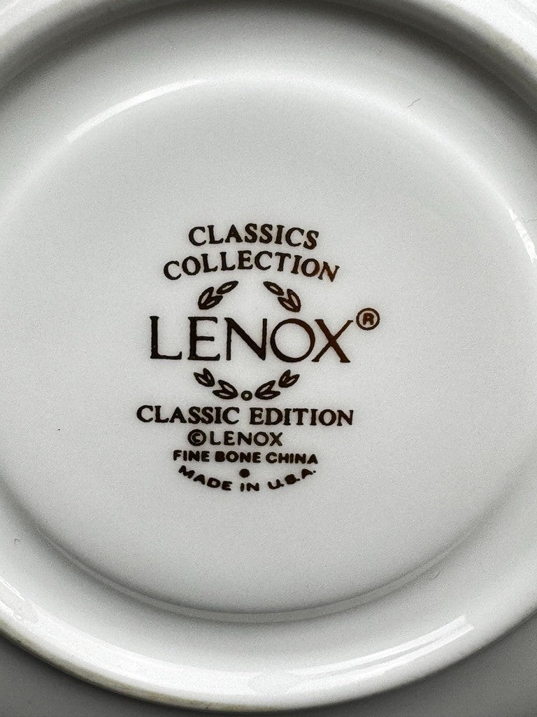 Service de 6 tasses et sous tasses Lenox Classics Collection Classic Edition USA