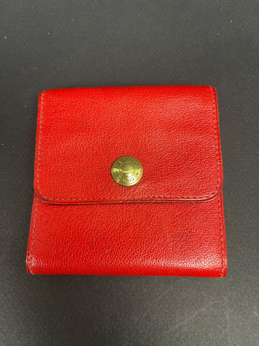 Porte post it Hermès en veau rouge