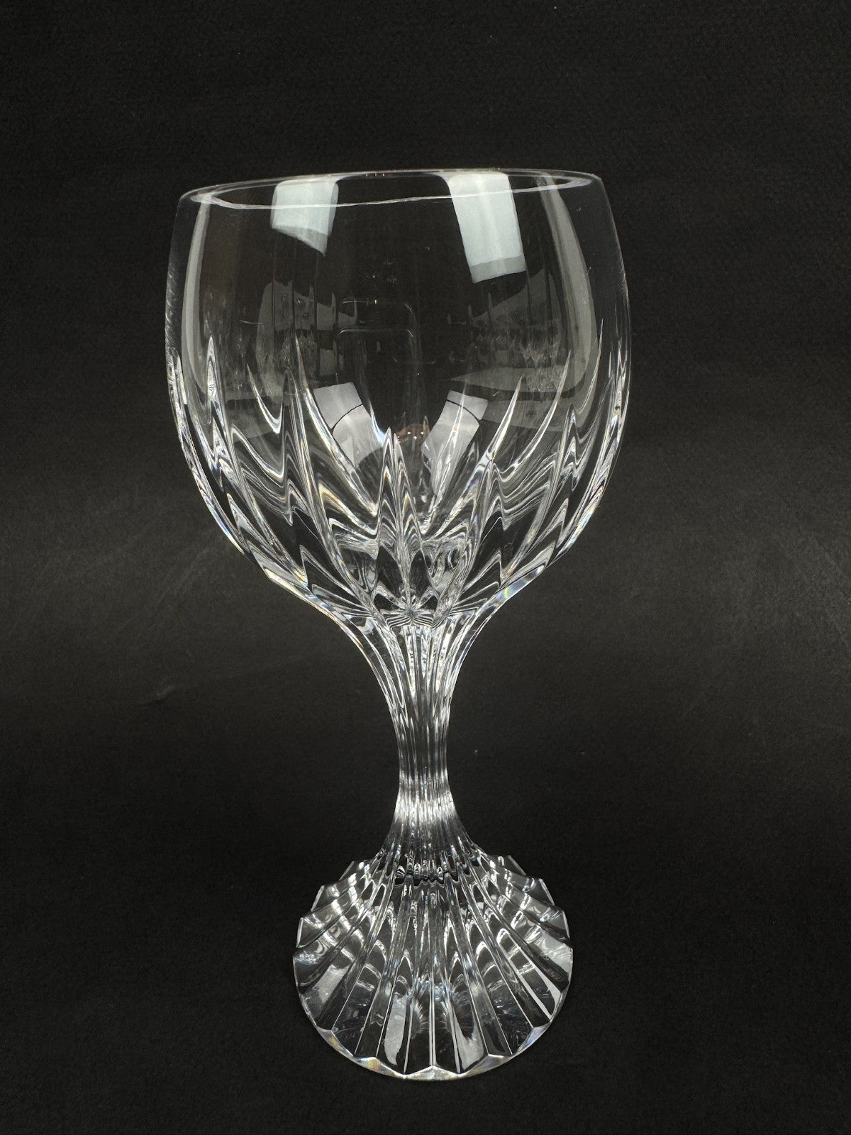Série de 6 verres à vin blanc Masséna de Baccarat état neuf !