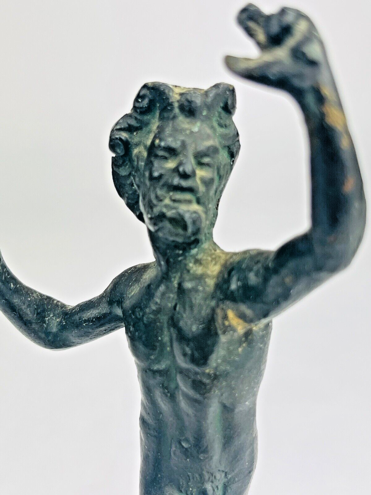 Sujet En Bronze, Réduction, Le Faune Dansant De Pompei