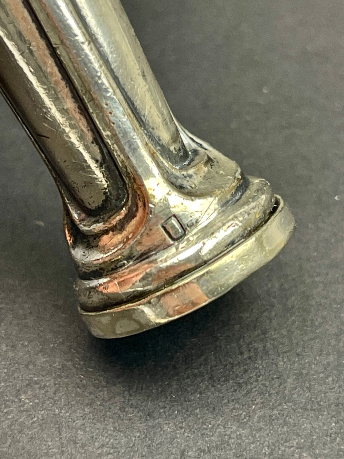 Sceau En Bronze Argenté Art Nouveau