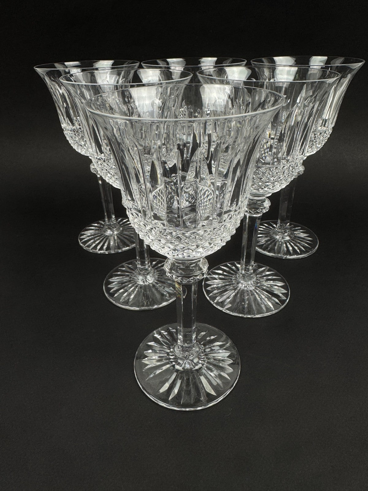 Série 6 verres à eau en cristal Saint-Louis – Modèle Tommy – Parfait état, estam