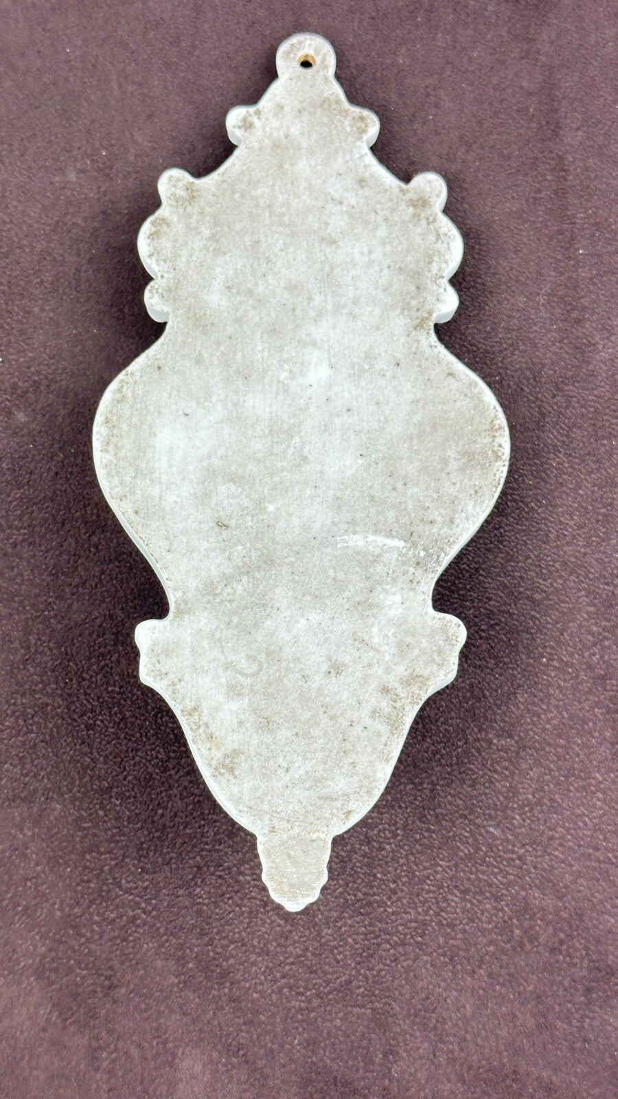 Bénitier de chevet 19ème en porcelaine de Paris n°31