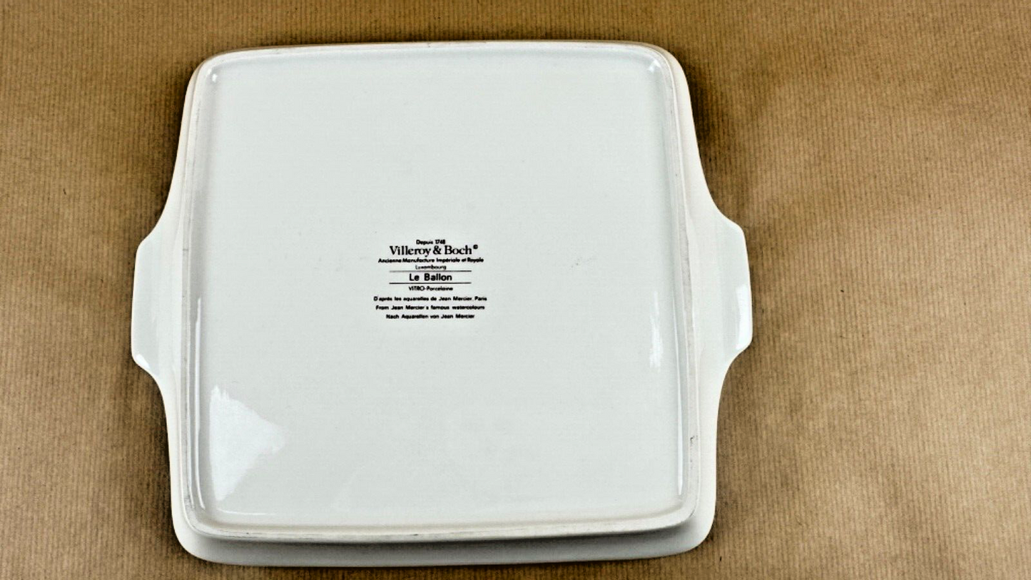 Plat à gâteau Villeroy & Boch série Jean Mercier modèle Le Ballon